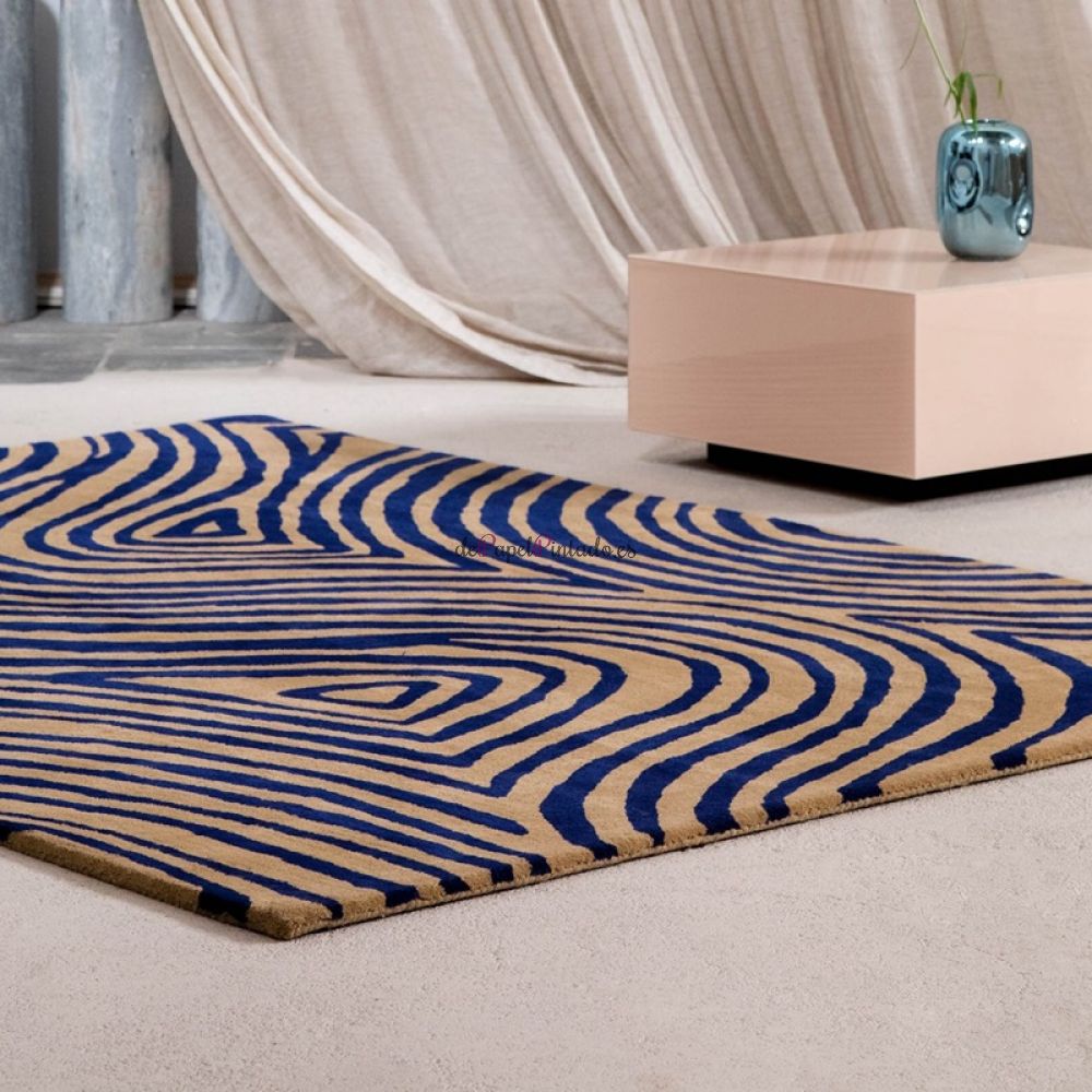 Alfombra BRINK&CAMPMAN DECOR GROOVE ELECTRIC BLUE140X200-2